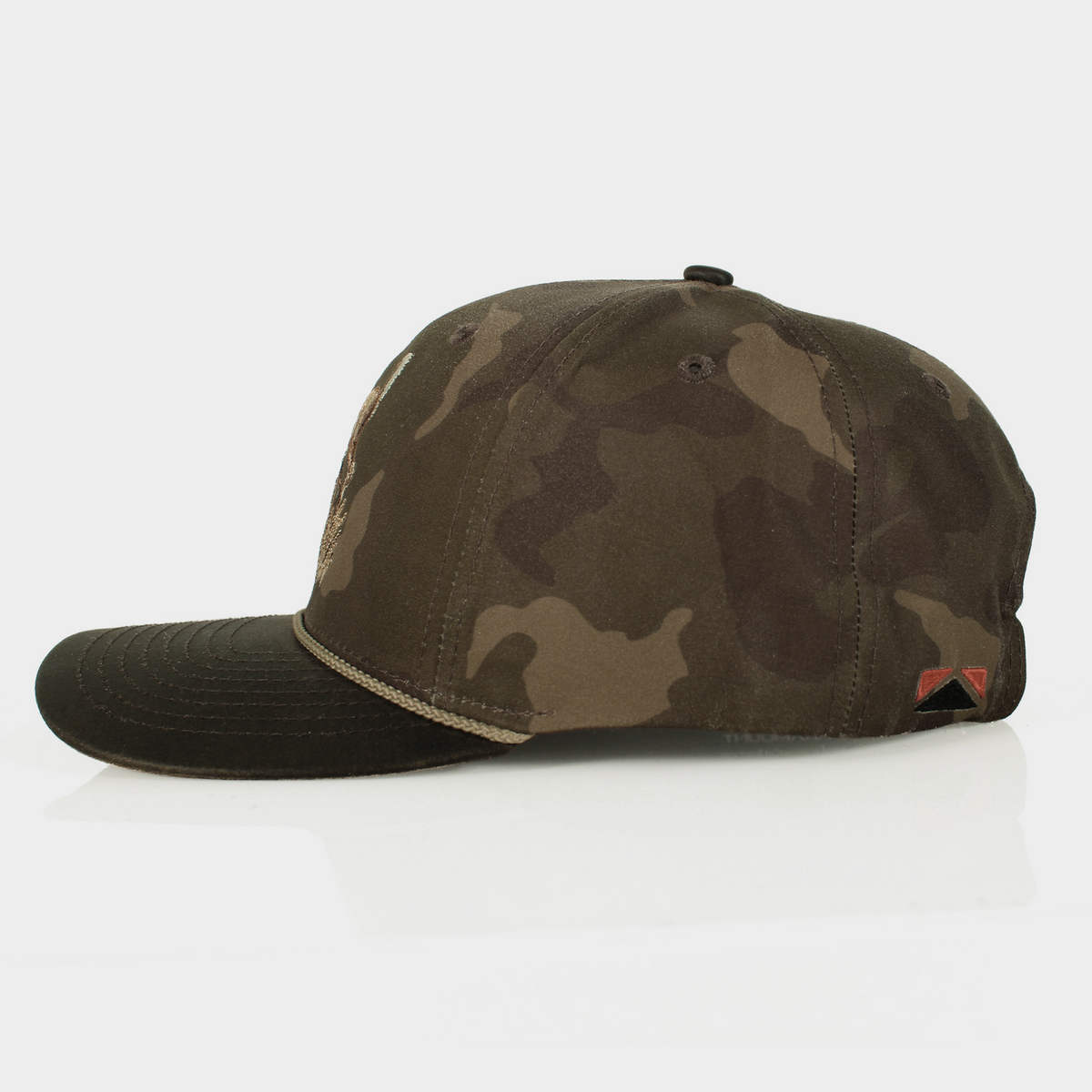 Running Deer 6-Panel Wax Cloth Rope Cap