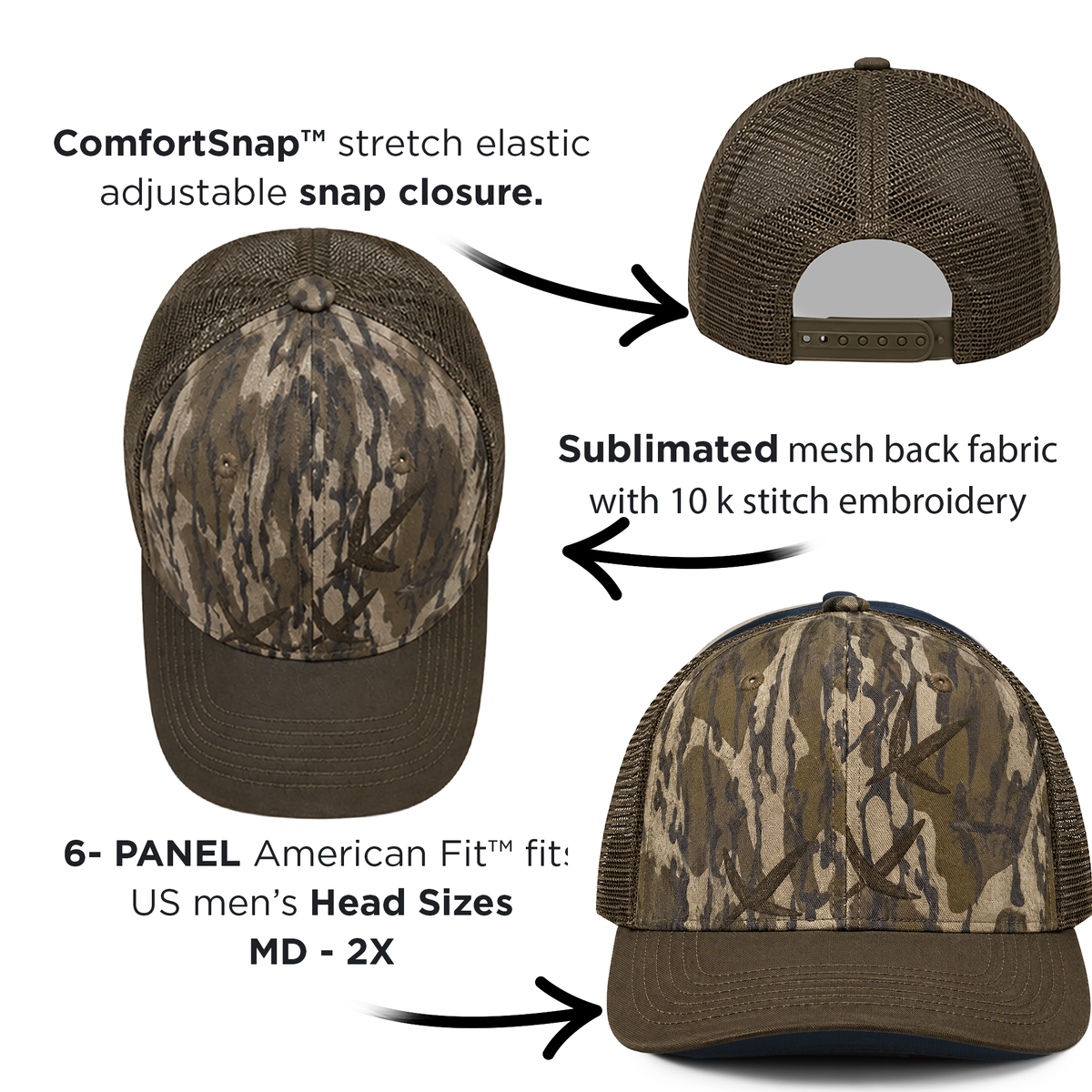 CAMO TURKEY TRACKS CAP