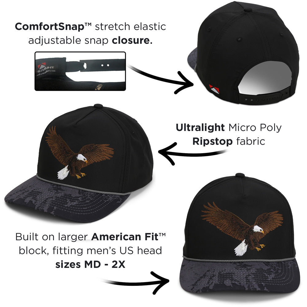 Bald Eagle 5-Panel Ridgeline Trucker Hat