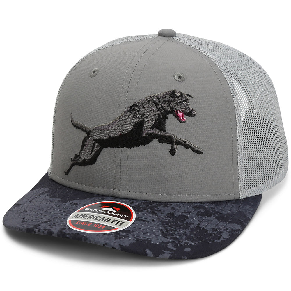 Black Lab Cap 6-Panel Riverside Mesh Back