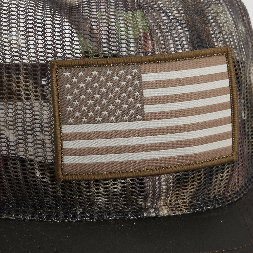 All Mesh Crushable Bow Hunting Flag Cap (Wax Visor)