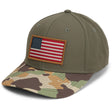 Old School Camo American Flag Cap