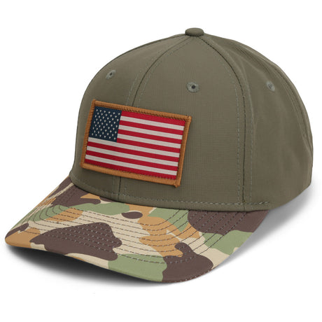 Old School Camo American Flag Cap
