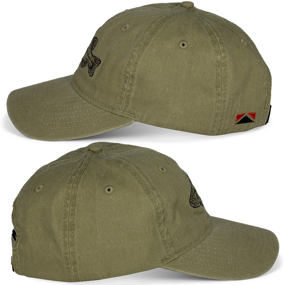 Bass Fishing Cap Trail 6-Panel Unstructured Dad Cap