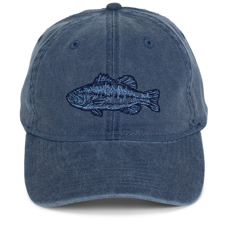Bass Fishing Cap Trail 6-Panel Unstructured Dad Cap
