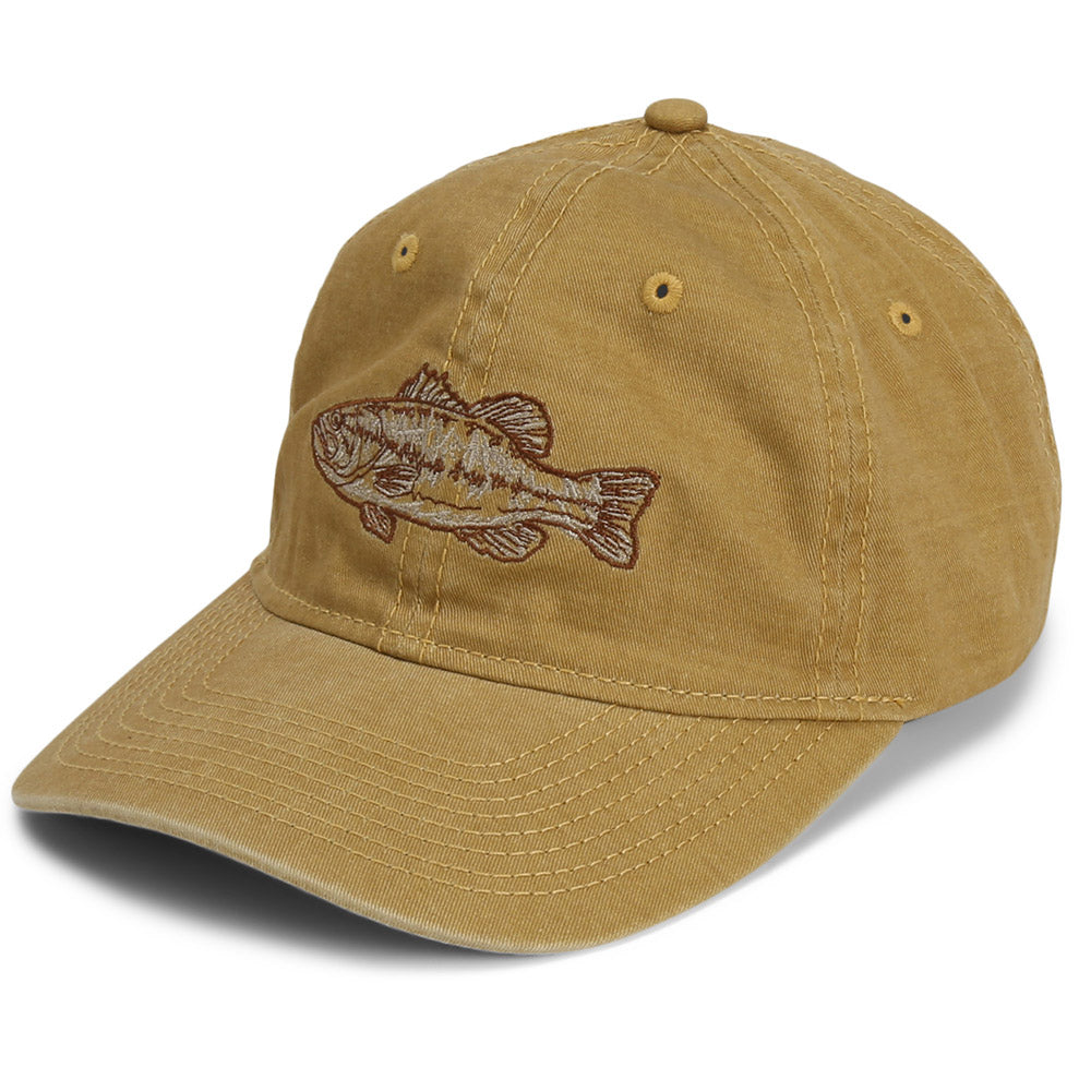 Bass Fishing Cap Trail 6-Panel Unstructured Dad Cap