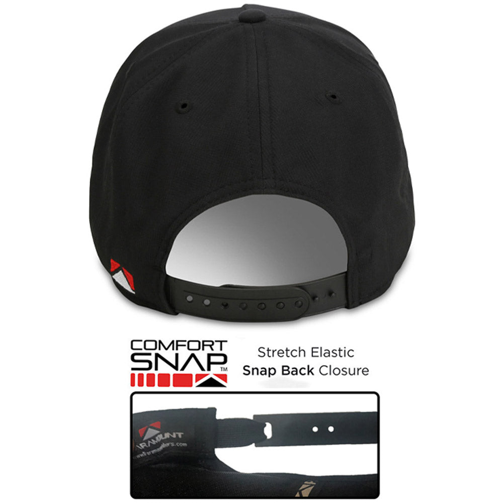 Riverside American Flag Hat Structured Ripstop Cap Black Cirrus