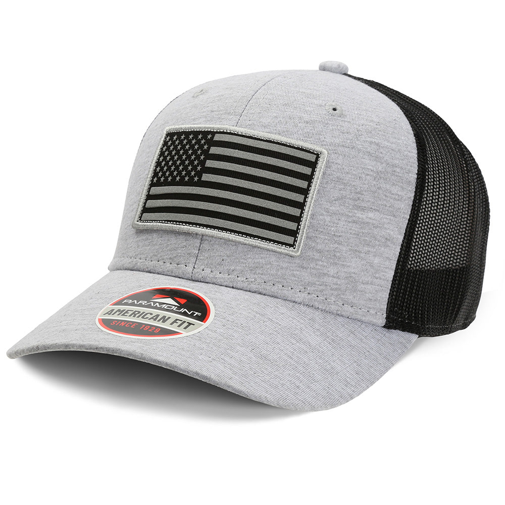 Patriot Series American Flag Cap Grey