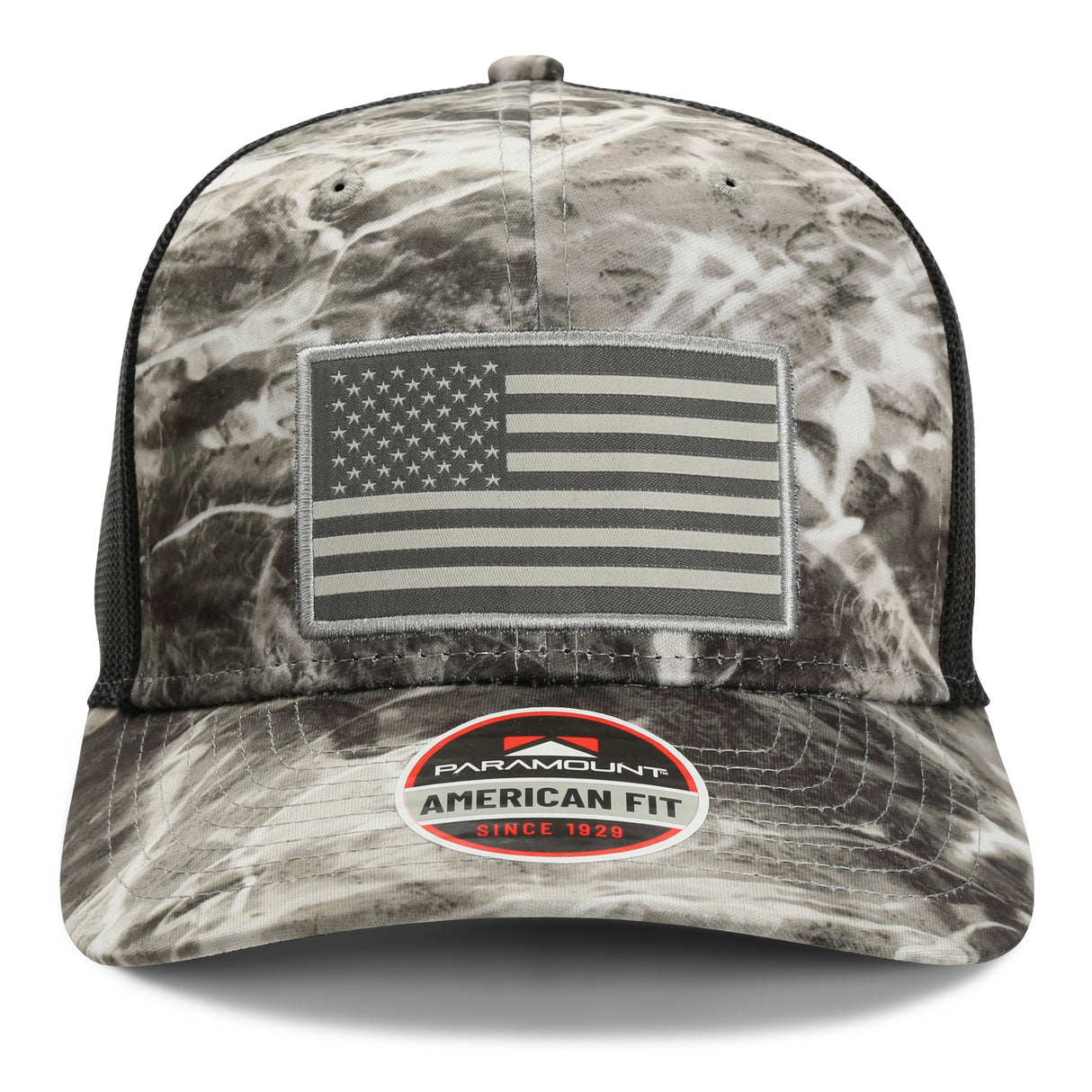 Mossy Oak Elements American Flag Fishing Cap