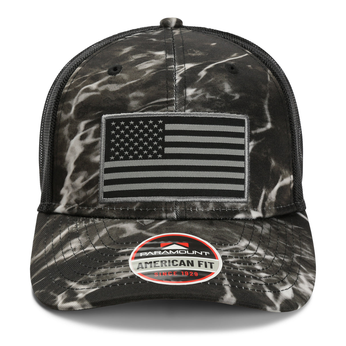 Mossy Oak Elements American Flag Fishing Cap