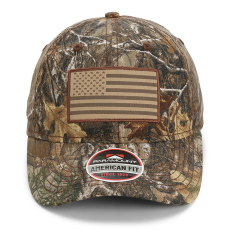 American Flag Camo Cap