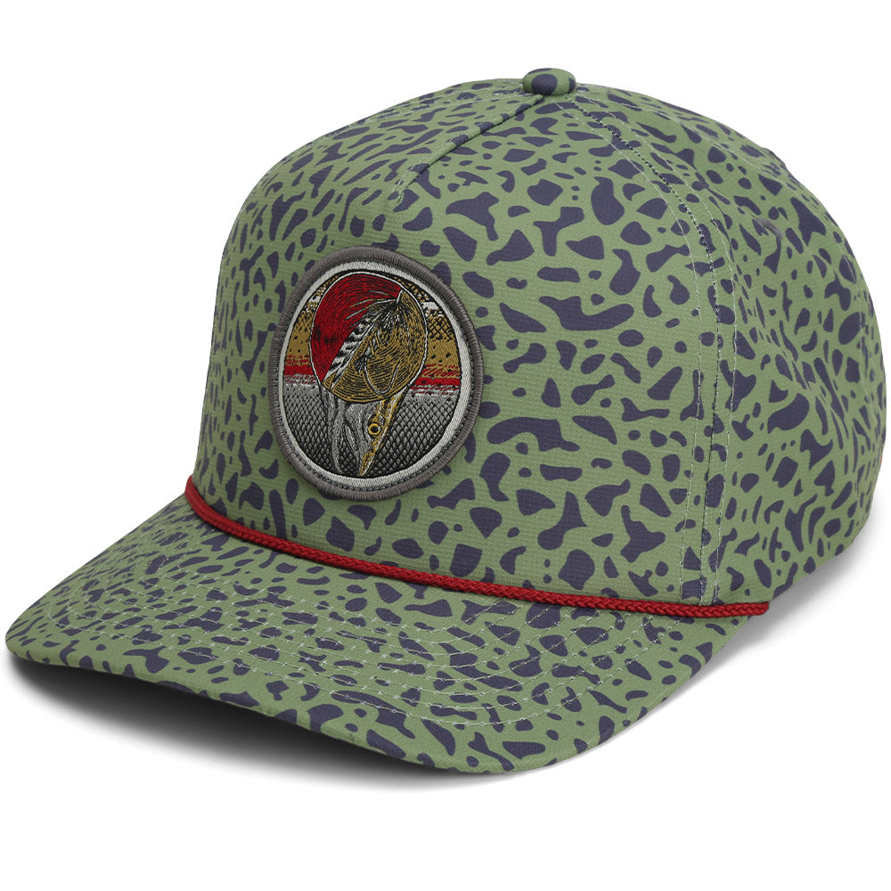 Dead Drift Fly Fishing Patch Trucker Hat Rope Cap