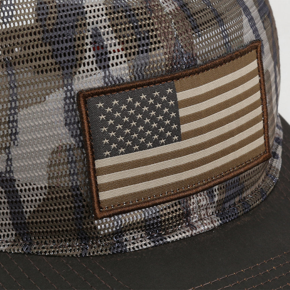 All Mesh Crushable Bow Hunting Flag Cap (Wax Visor)