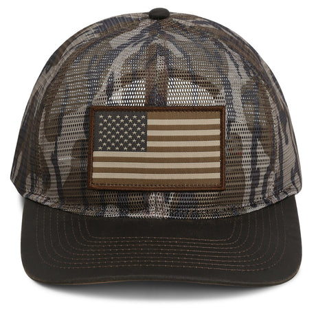 All Mesh Crushable Bow Hunting Flag Cap (Wax Visor)