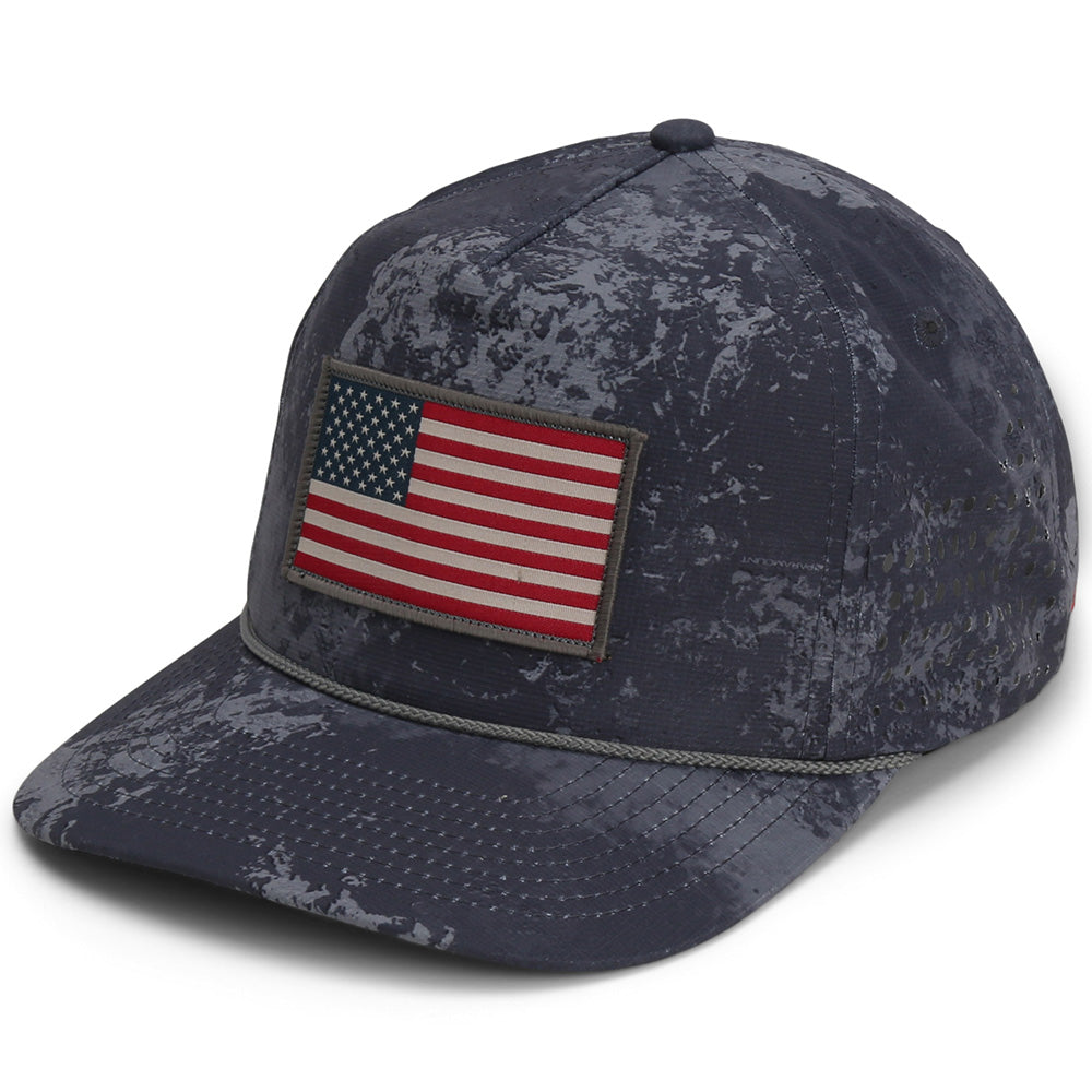 Perforated Performance American Flag Trucker Hat