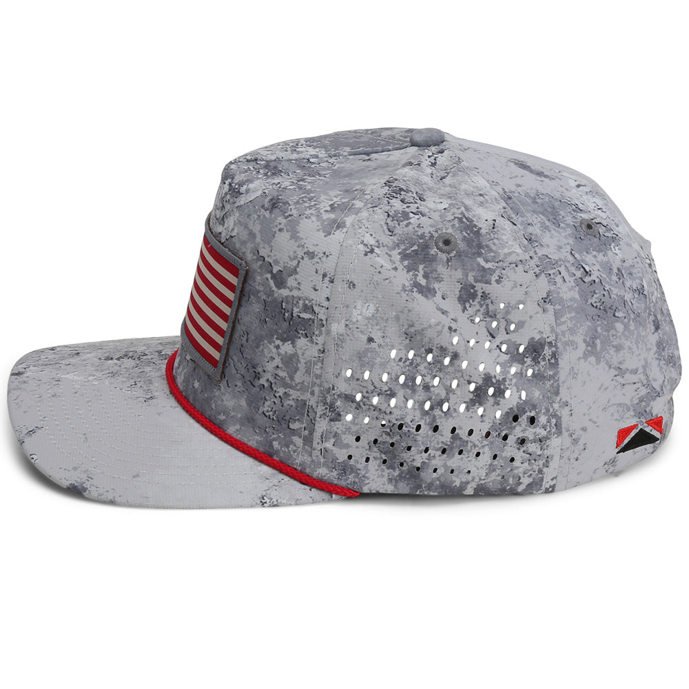 Perforated Performance American Flag Trucker Hat