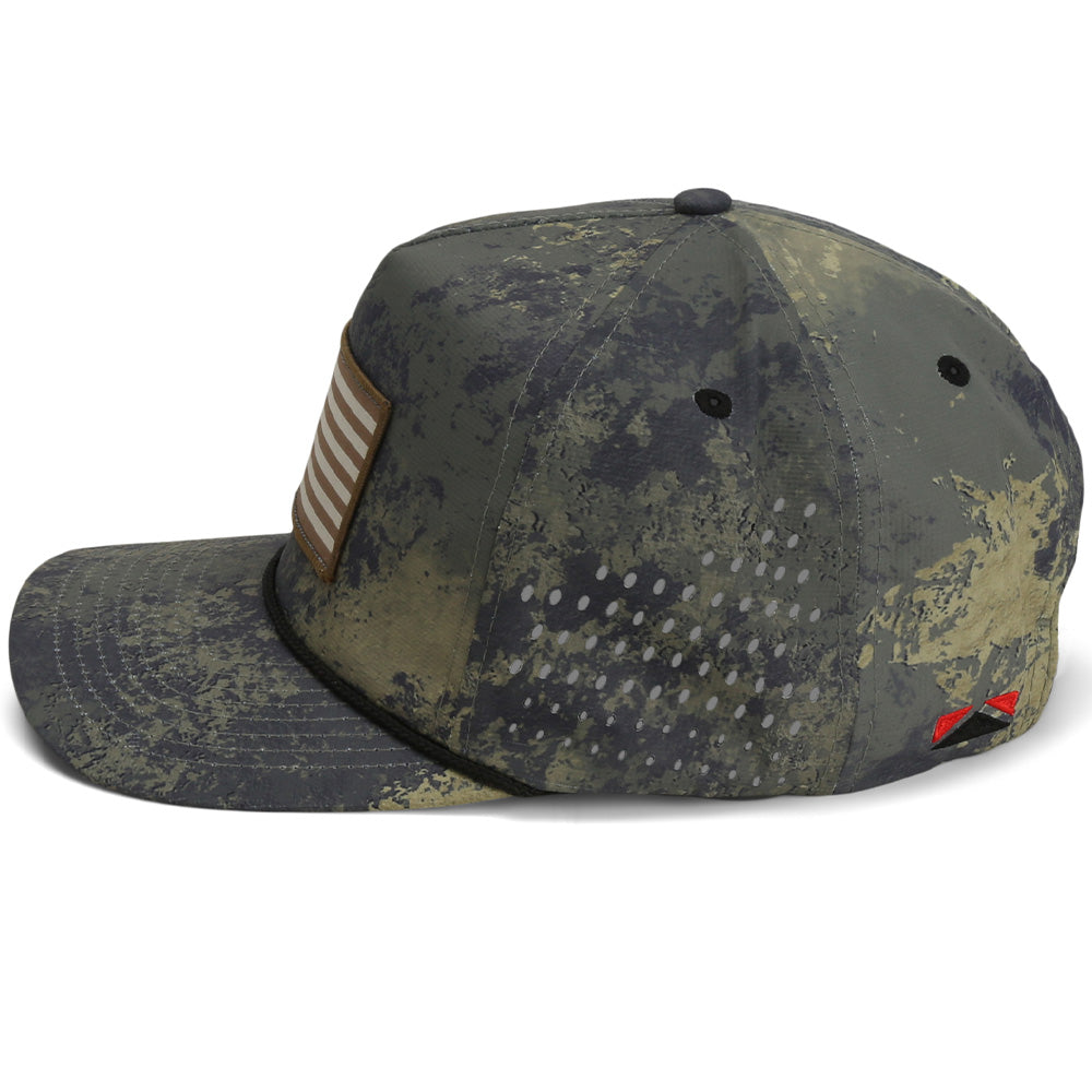 Perforated Performance American Flag Trucker Hat