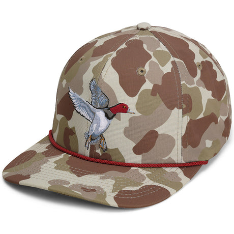 Redhead Duck Hat 6-Panel Waterfowl Rope Cap