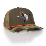 Wood Duck Hat Rope Cap 5-Panel Ridgeline Mesh Back