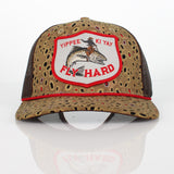 YIPPY KI YAY Fish Rodeo 6-Panel Meshback Rope Cap