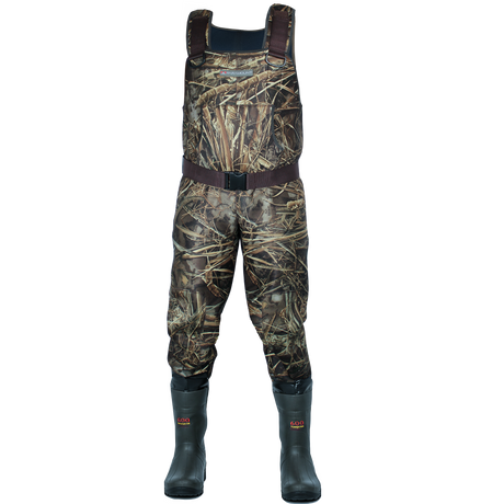 BAYOU 3.5mm Neoprene Camo Chest Wader – 600g Boots