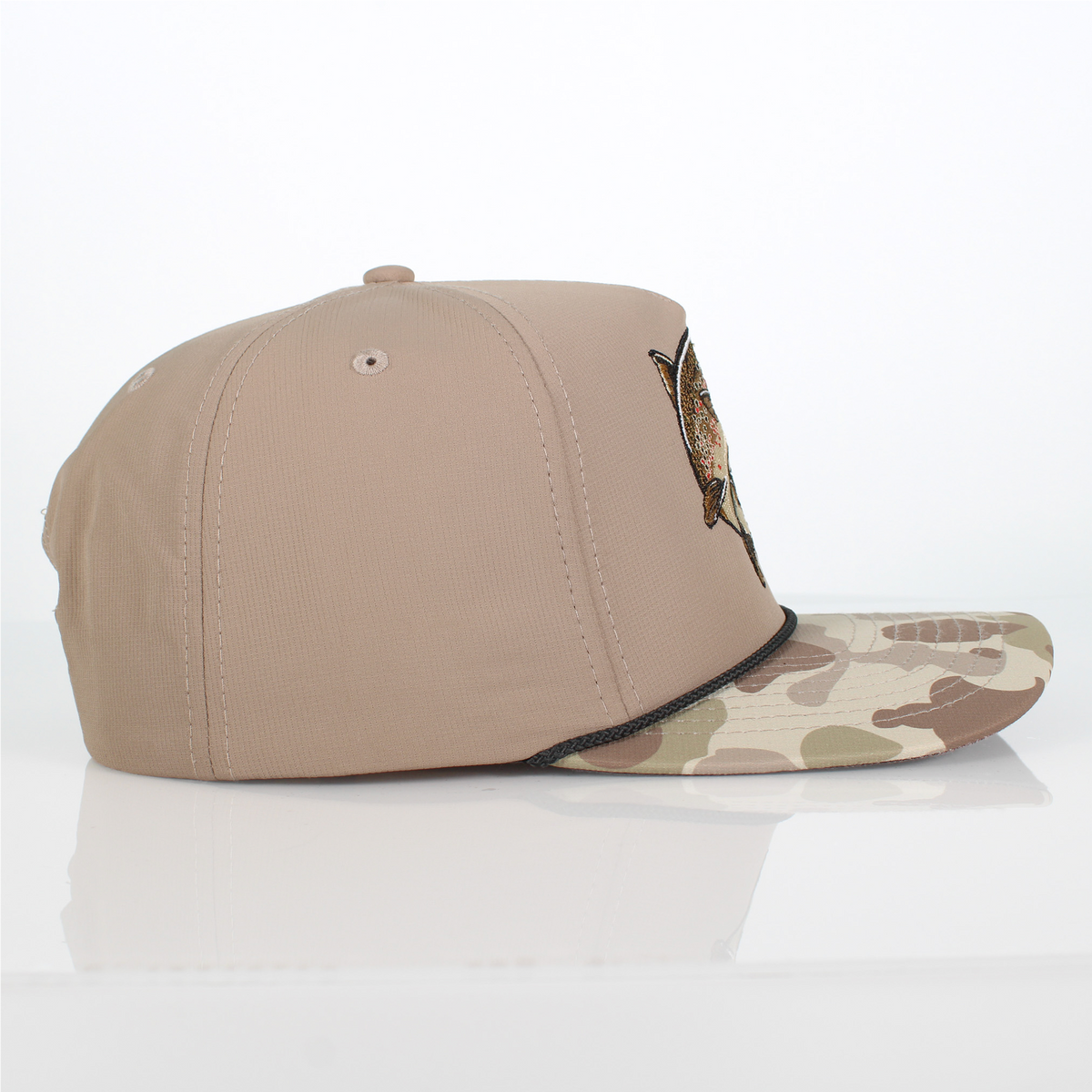 Brown Trout Rope Cap Fly Fishing 5-Panel