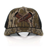 Mossy Oak Bottomland Turkey Feather Meshback Cap