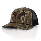 Mossy Oak Bottomland Turkey Feather Meshback Cap