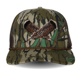 Mossy Oak Bottomland Turkey Feather Meshback Cap