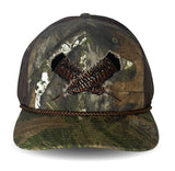 Mossy Oak Bottomland Turkey Feather Meshback Cap
