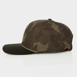 Running Deer 6-Panel Wax Cloth Rope Cap