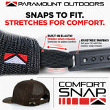 Sunset Bison Buffalo Meshback Rope Cap