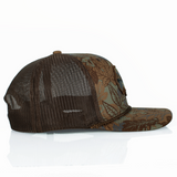 Sunset Bison Buffalo Meshback Rope Cap