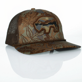 Sunset Bison Buffalo Meshback Rope Cap