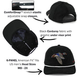 Corduroy Wood Duck 6-Panel Performance Cap