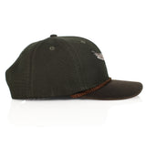 Canvas Mallard Drake Duck Hat with Wax Cloth Visor