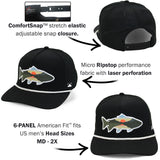 Sunset Fish Silhouette 5-Panel Performance Rope Cap