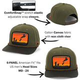 Canvas Upland Flush Patch Hat with Wax Cloth Visor