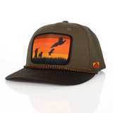 Canvas Upland Flush Patch Hat with Wax Cloth Visor