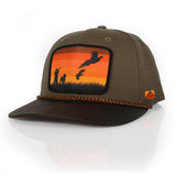 Canvas Upland Flush Patch Hat with Wax Cloth Visor