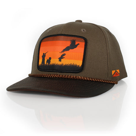 Canvas Upland Flush Patch Hat with Wax Cloth Visor