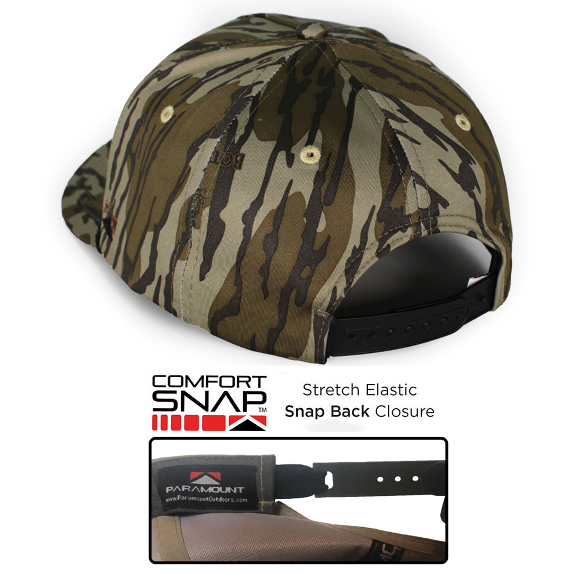 Old School 5-Panel Base Camp Vintage Camo hat for men – Paramount