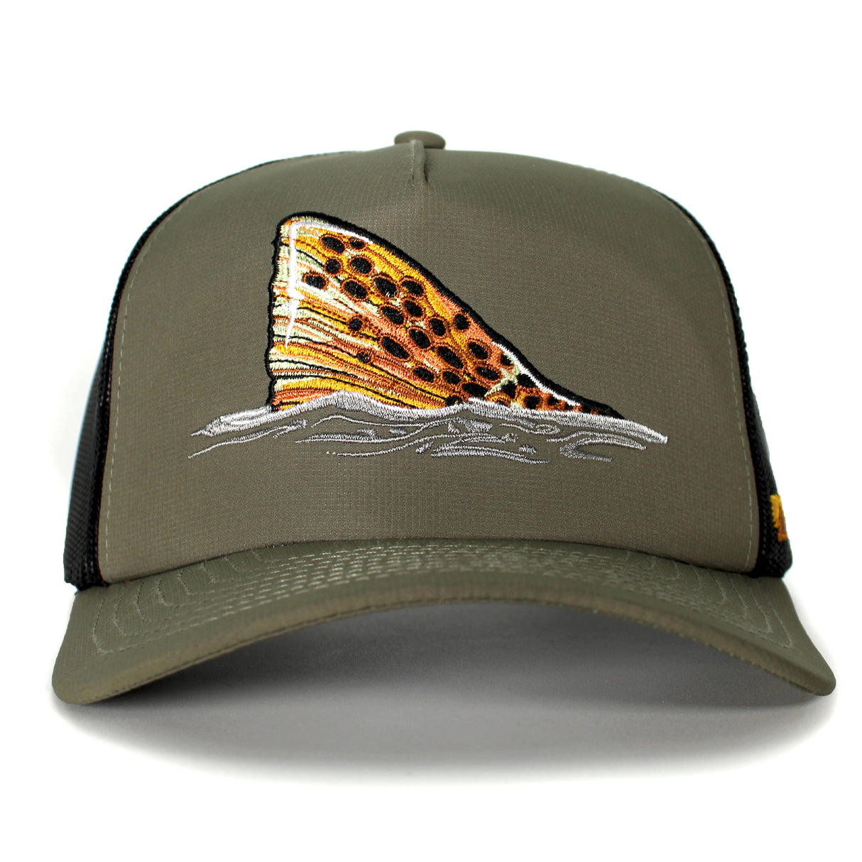 Brown Trout Tail Mesh Back 5-Panel