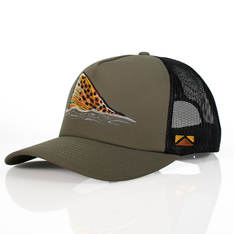 Brown Trout Tail Mesh Back 5-Panel