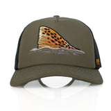 Brown Trout Tail Mesh Back 5-Panel Cap