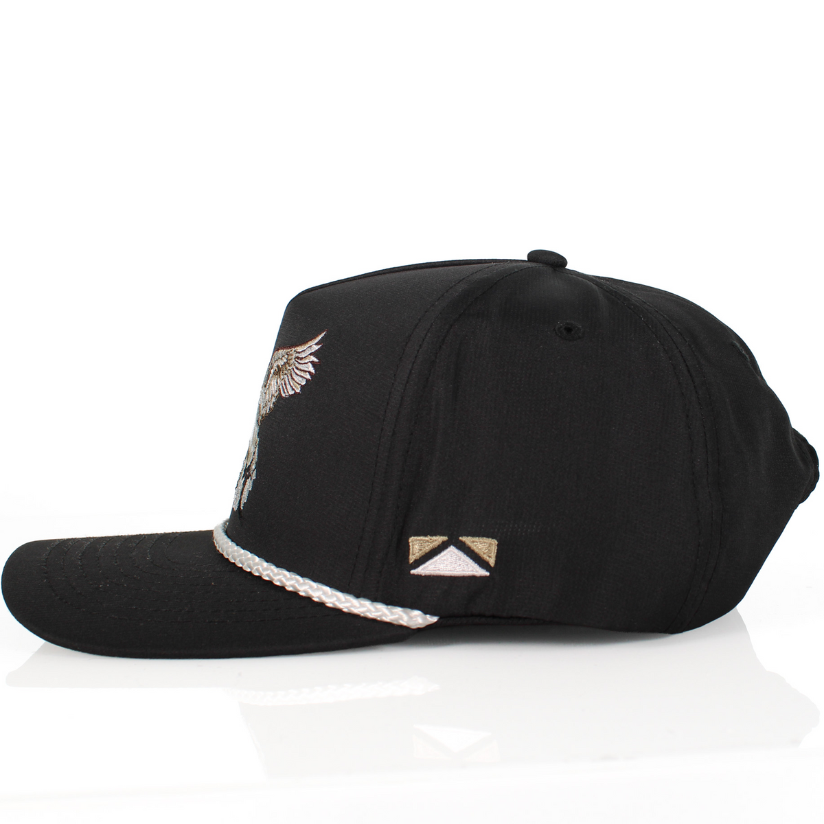Black Pintail Performance Rope Cap
