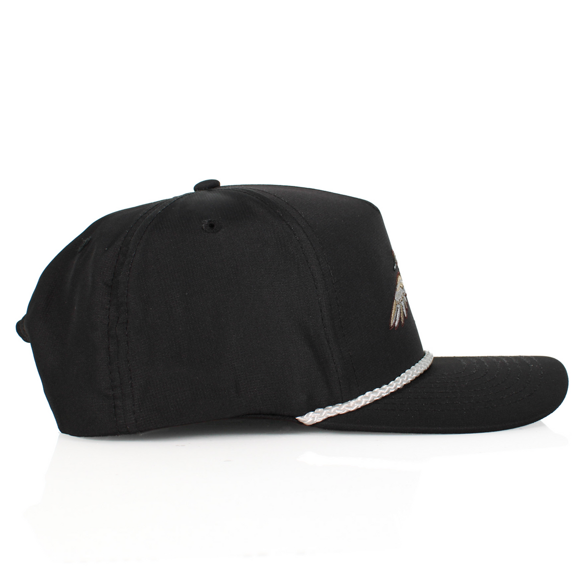 Black Pintail Performance Rope Cap