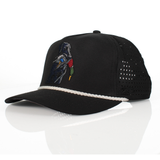 Black Lab Duck Dog 5-Panel Trucker Black