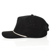 Black Lab Duck Dog 5-Panel Trucker Black