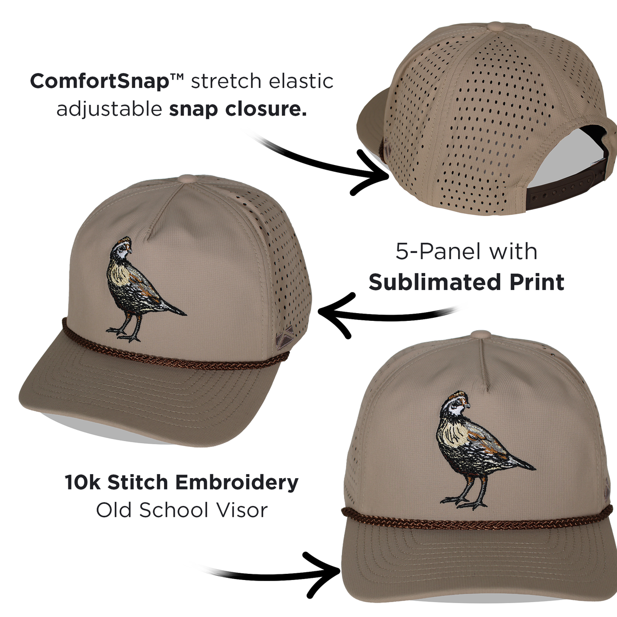 BOBWHITE ROPE CAP
